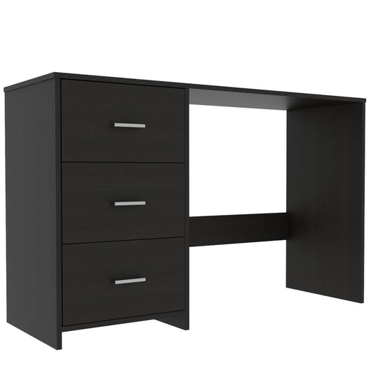 Azalea 3 Drawers Desk Black Wengue