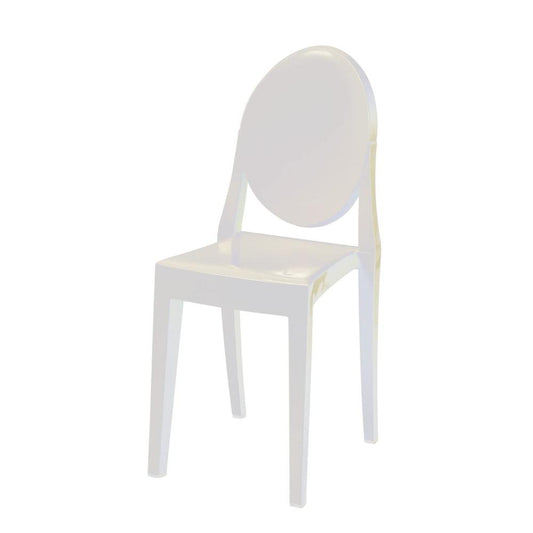 Set of 1 Commercial Seating Products Grace Chair in gold made of  Polycarbonate