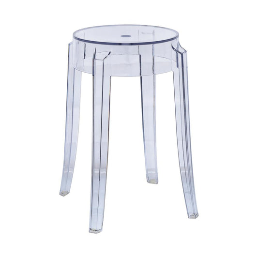 Plastic Dining Stool with Sturdy Seat and Legs for Kitchen and Dining Room