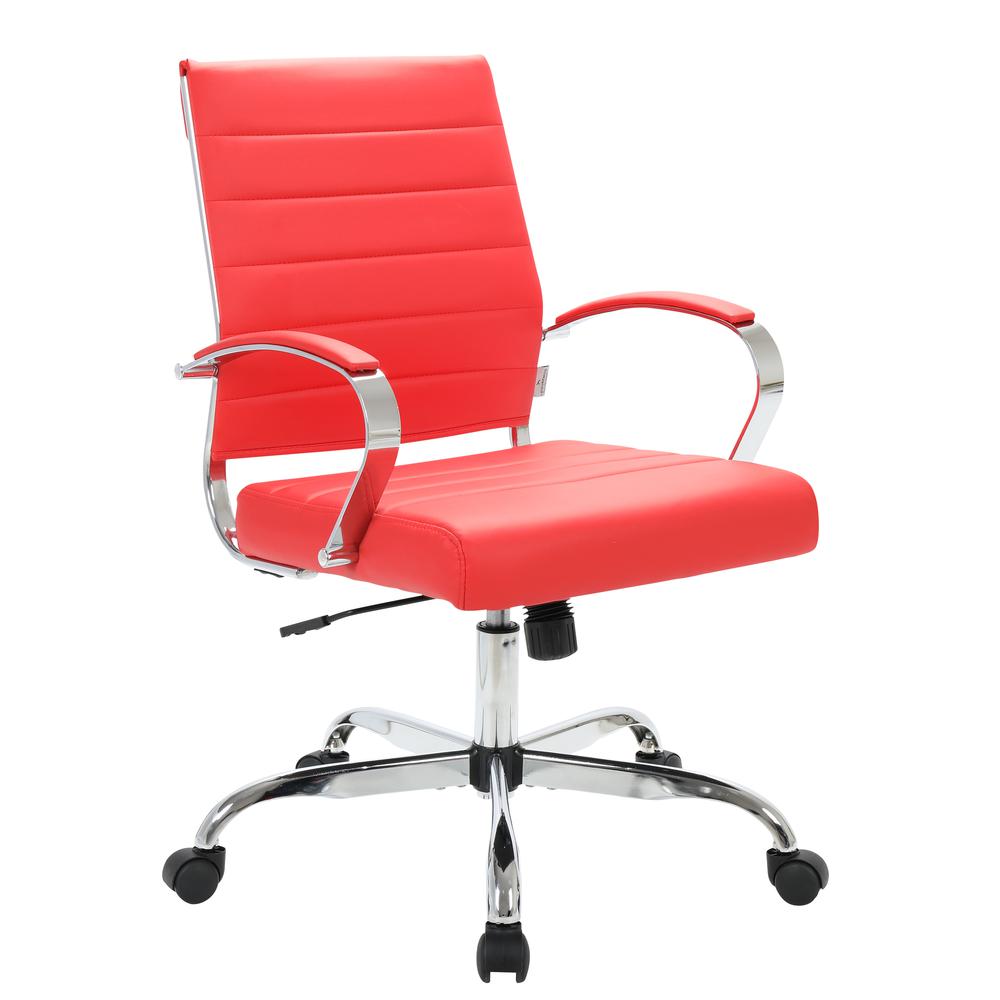 LeisureMod Benmar Leather Office Chair BO19RL