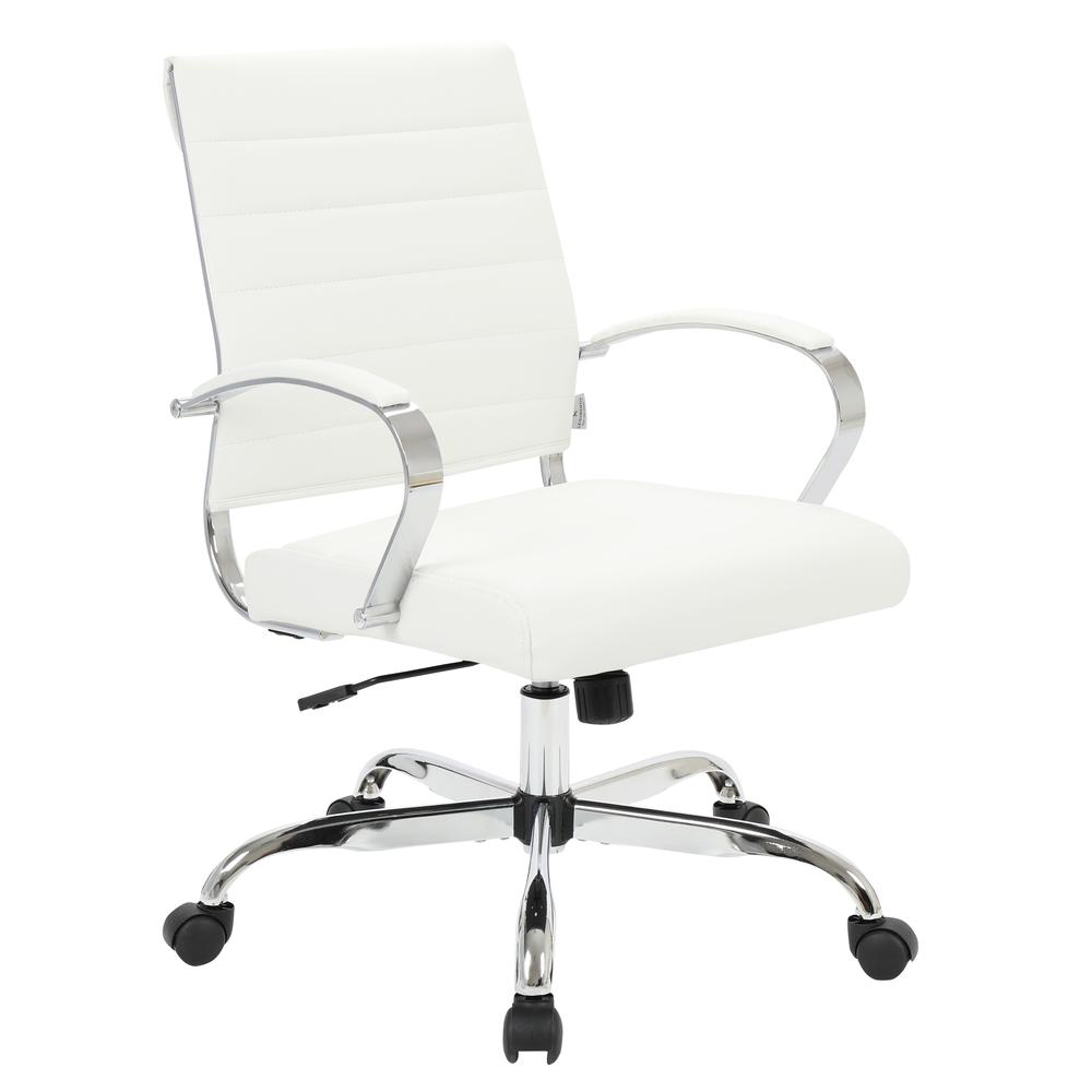 LeisureMod Benmar Leather Office Chair BO19WL