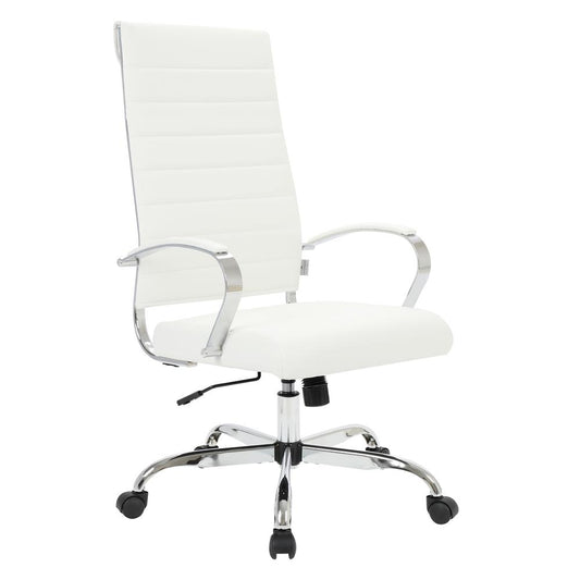 LeisureMod Benmar High-Back Leather Office Chair BOT19WL