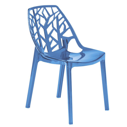 LeisureMod Modern Cornelia Dining Chair C18TBU