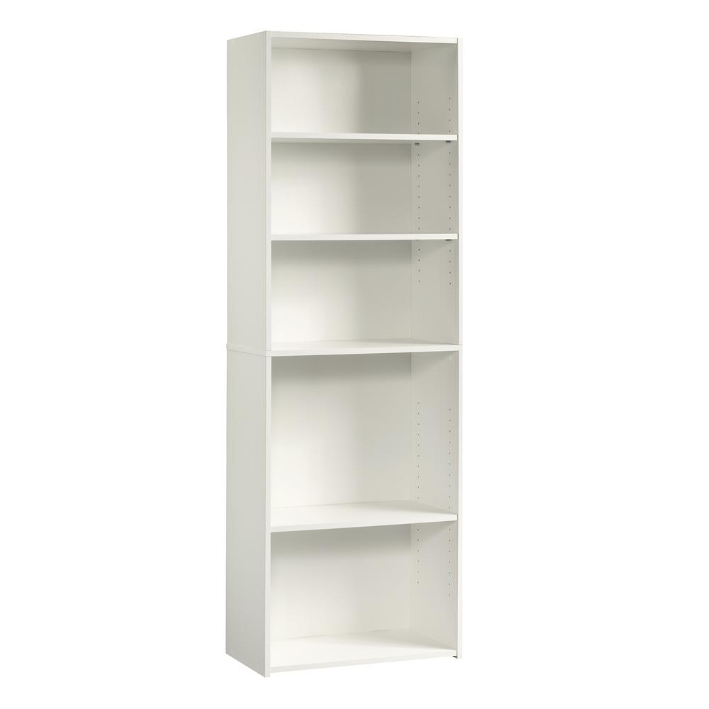 BEGINNINGS 5-SHELF BOOKCASE Soft White