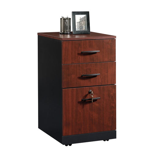 Via 3-Drawer Pedestal  Classic Cherry