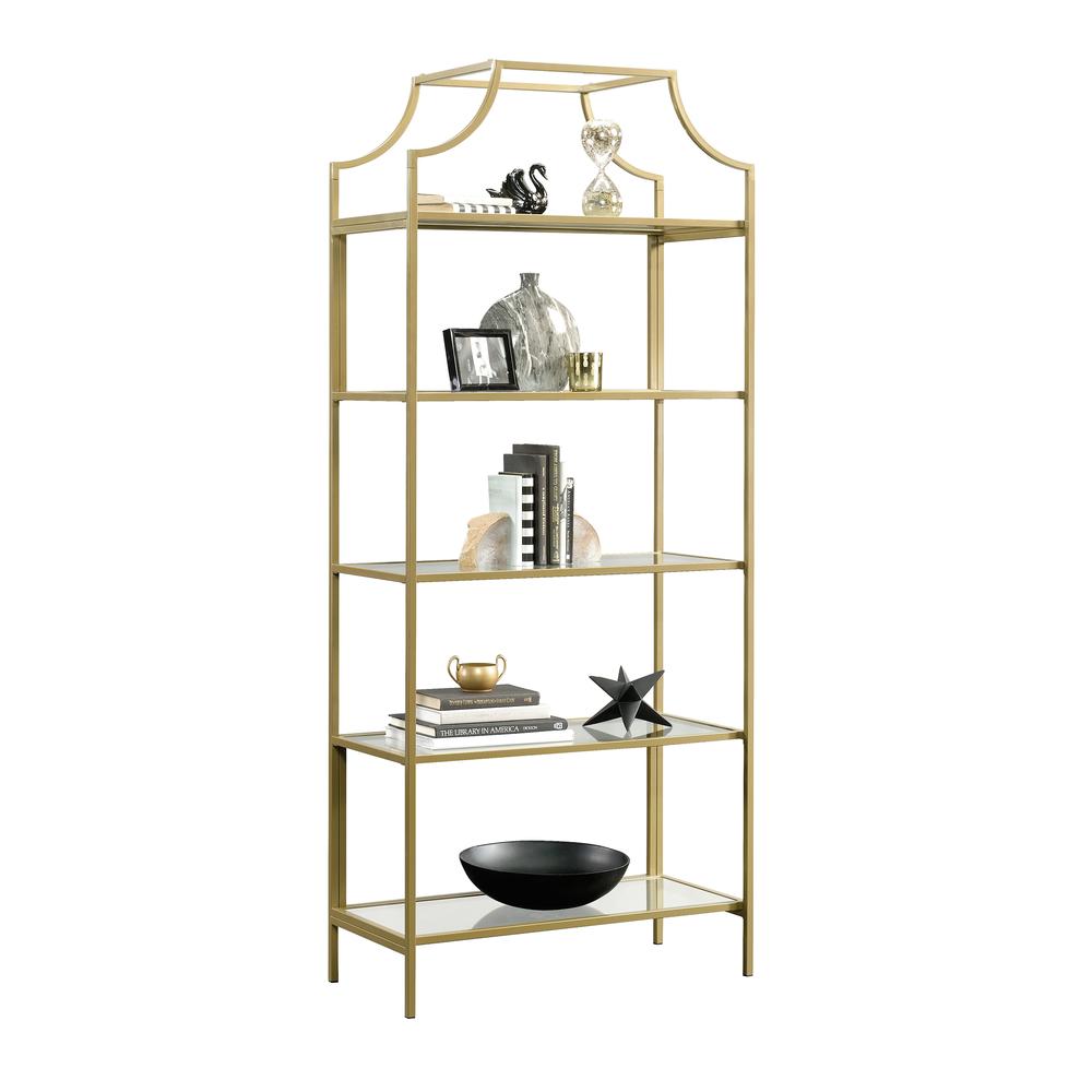 International Lux Bookcase Satin Gold