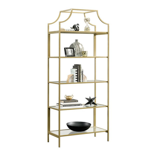 International Lux Bookcase Satin Gold