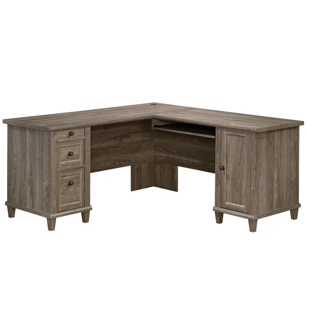 Hammond L-Shaped Desk  Emery Oak