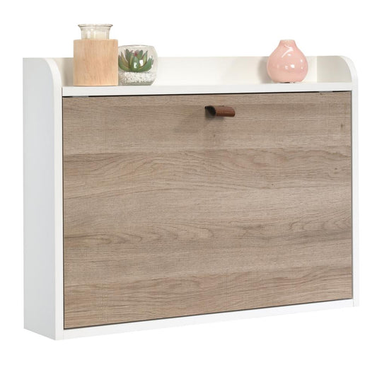 Anda Norr Wall Mount Desk Wh/Oak 3A