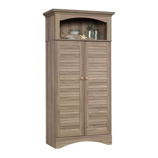 Harbor View Storage Cabinet Salt Oak