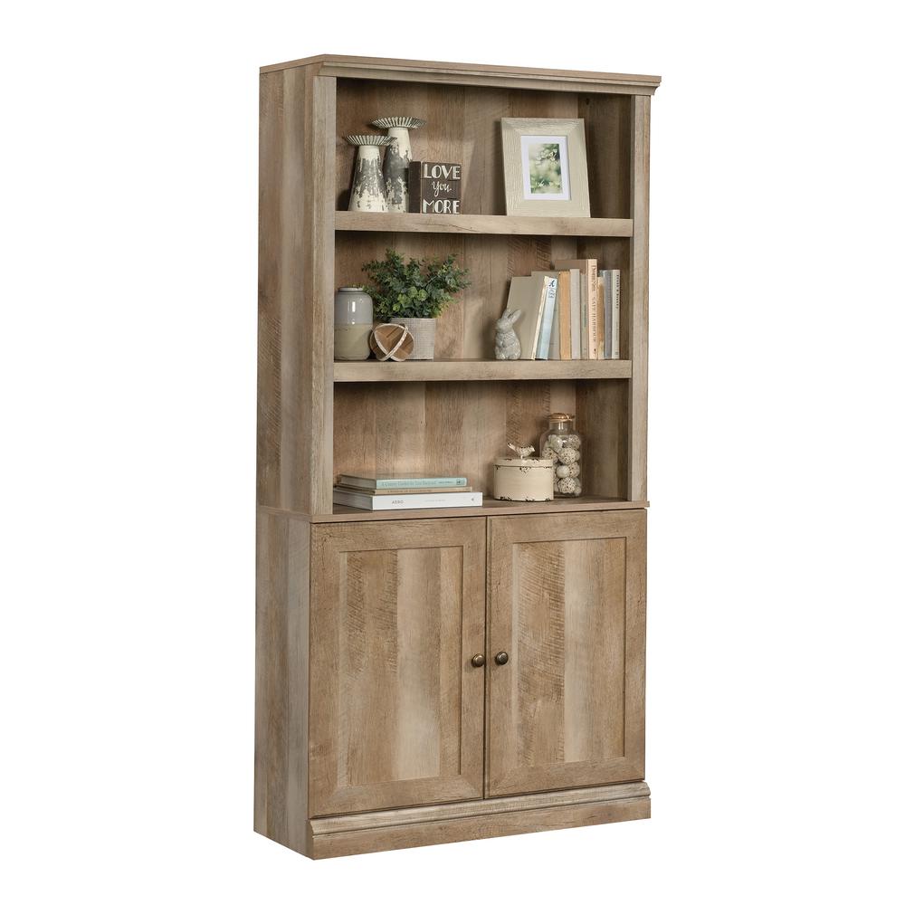 5 Shelf Bookcase W/Doors Lo