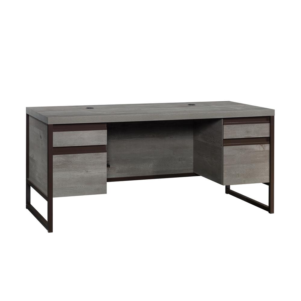 Manhattan Gate 66" Executive Desk  Mystic Oak