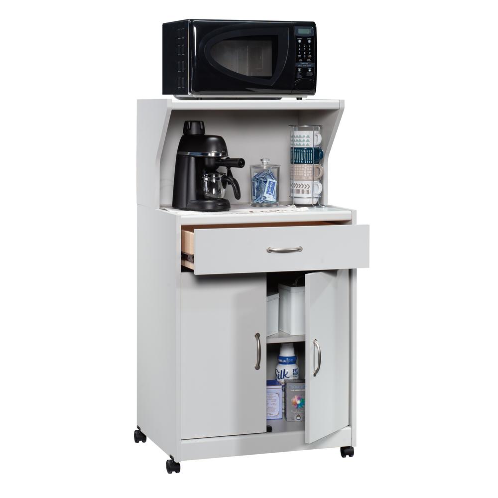 Microwave/Kitchen Cart Modern Grey