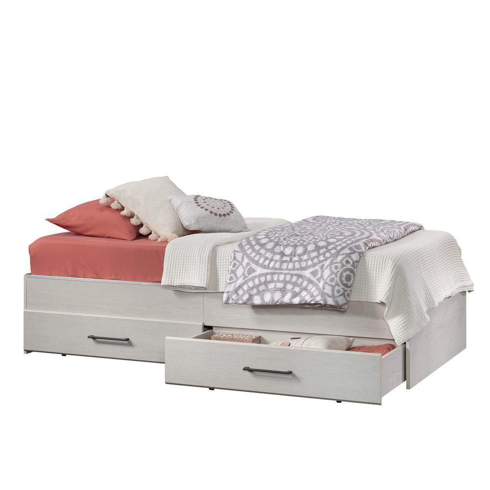 Summit Station Twin Mates Bed Gla Oak