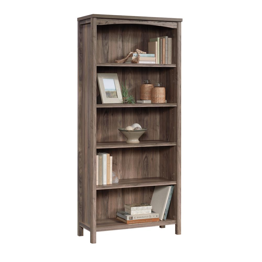 Costa 5-Shelf Bookcase Washed Walnut