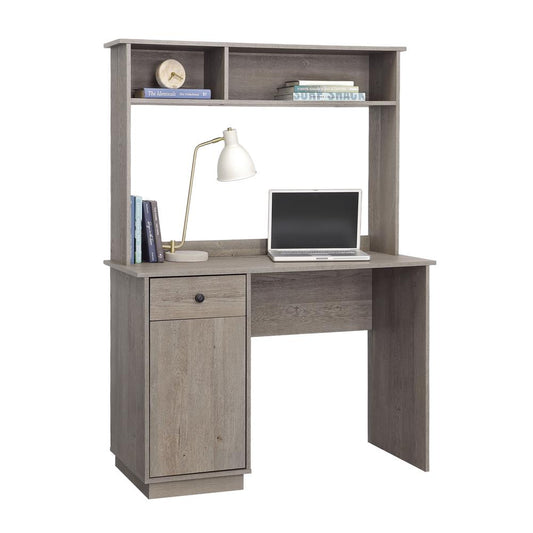 Sundar Computer Desk/Hutch in Mystic Oak