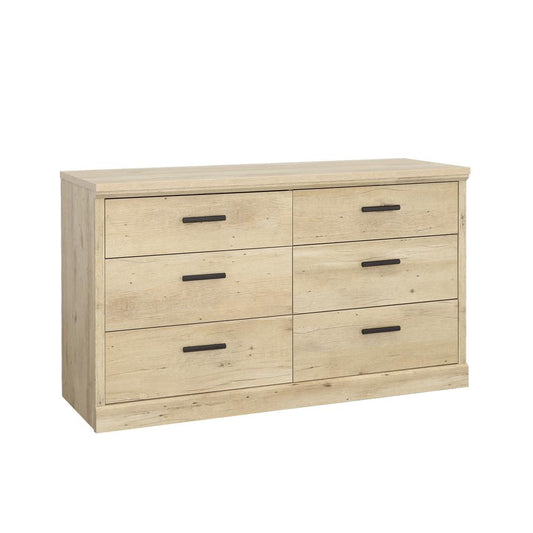 6-Drawer Bedroom Dresser in Prime Oak