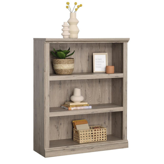 3-Shelf Display Bookcase in Laurel Oak