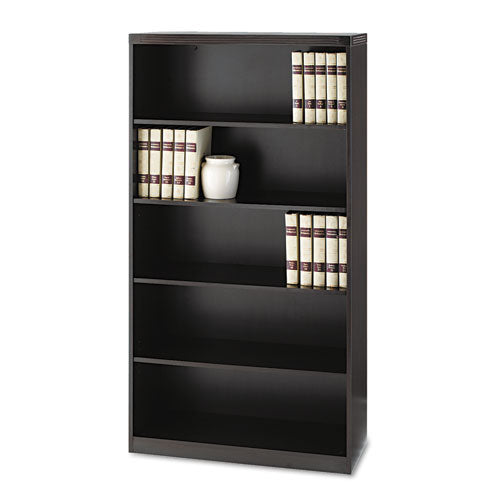 Aberdeen Series Five-Shelf Bookcase, 36w x 15d x 68-3/4h, Mocha