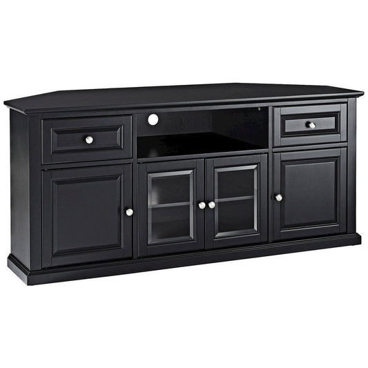 60" Corner Tv Stand Black