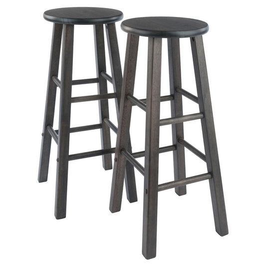 Element Bar Stools, 2-Pc Set, Oyster Gray