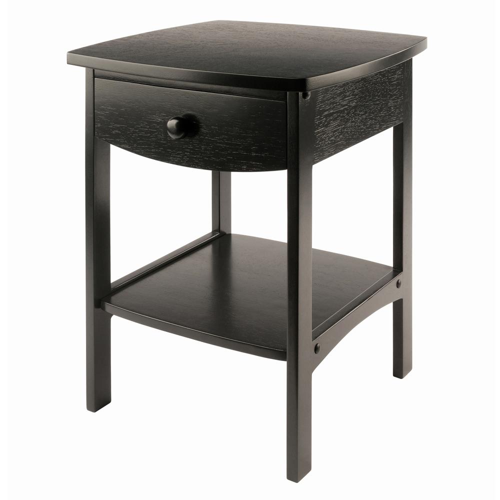 Claire Accent Table Black Finish