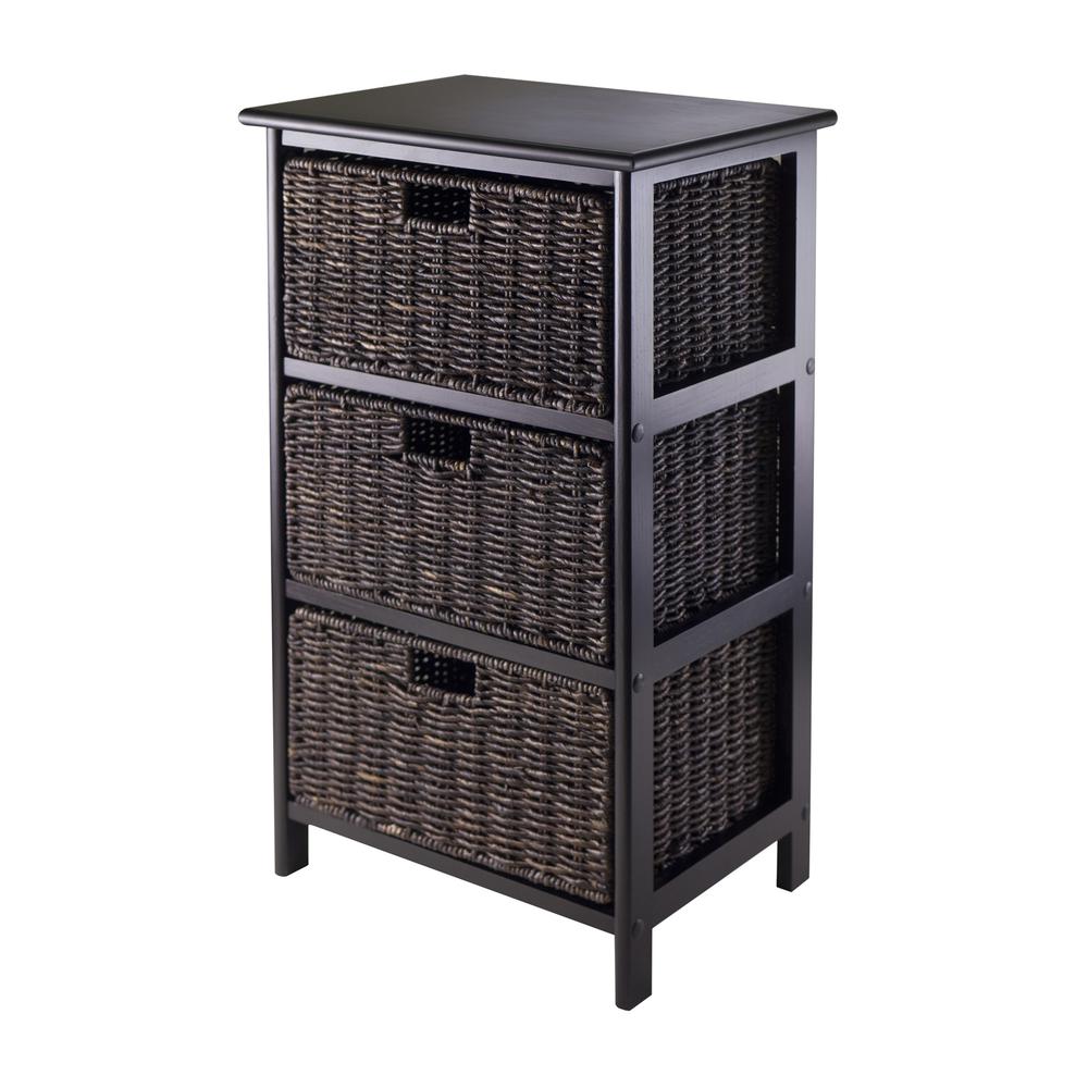 Omaha Storage Rack with 3 Foldable Baskets