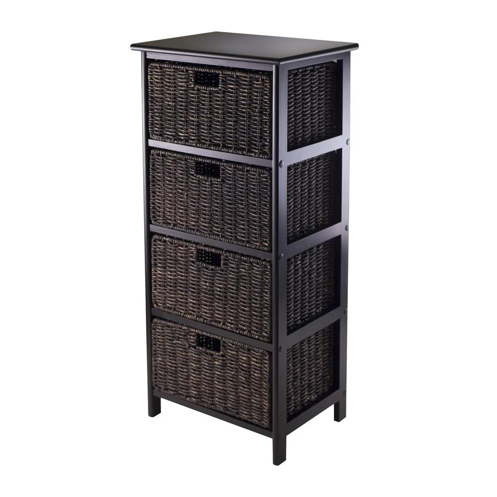 Omaha Storage Rack with 4 Foldable Baskets