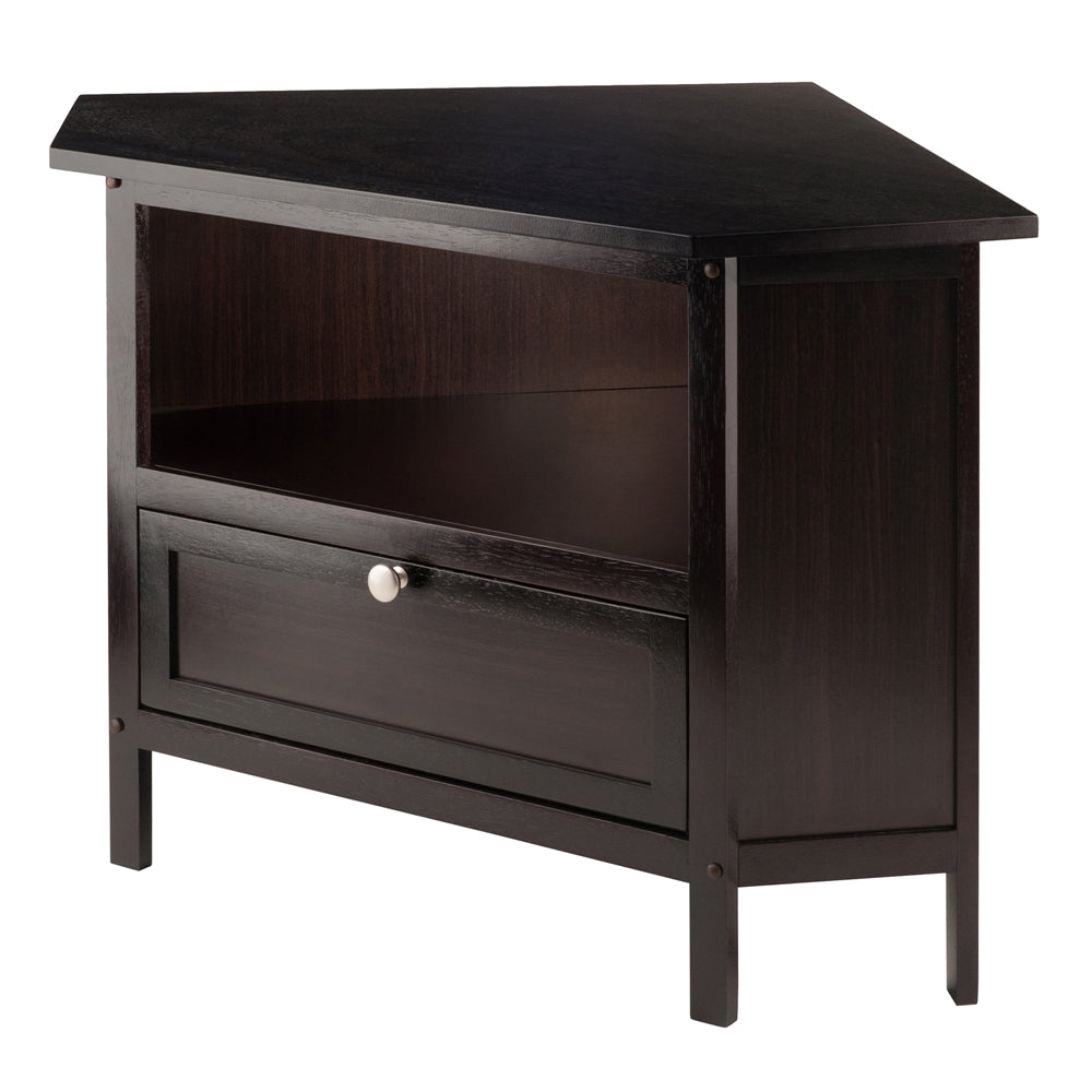 Zena Corner TV Stand Espresso