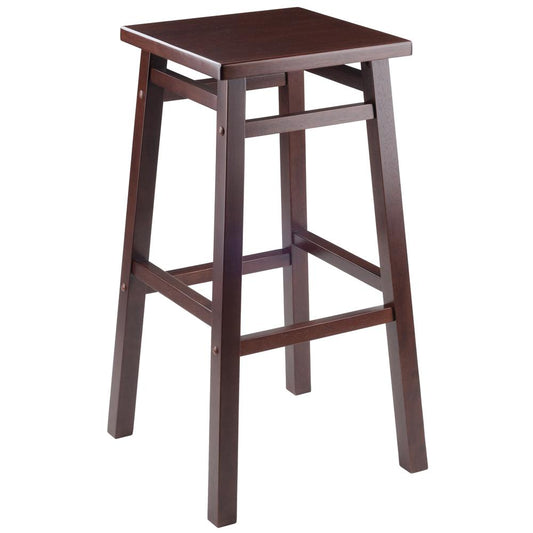 Carter Bar Stool 29", Walnut Finish