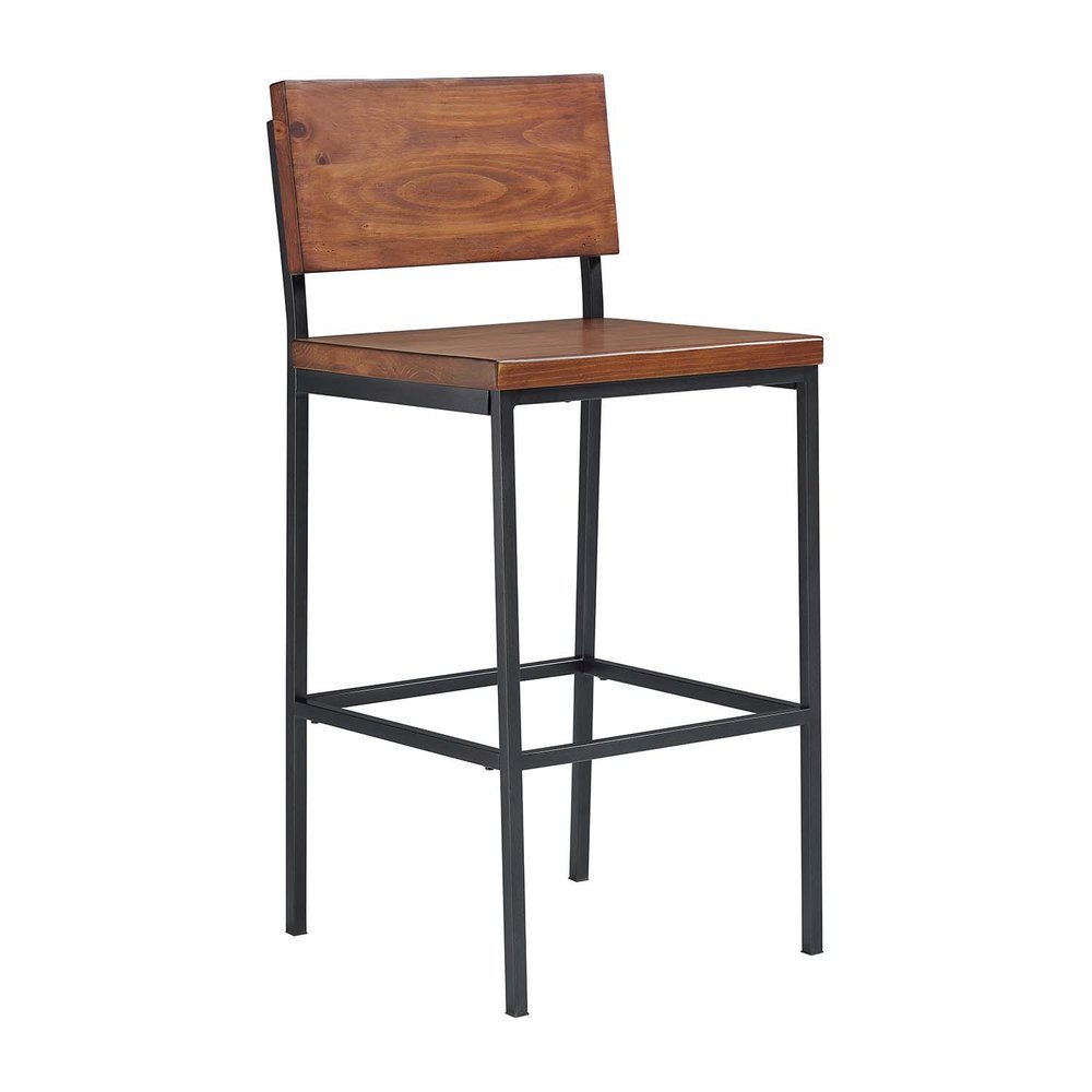 Wood/Metal Bar Stool