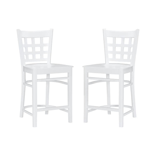 Lola Counter Stool White Set Of 2