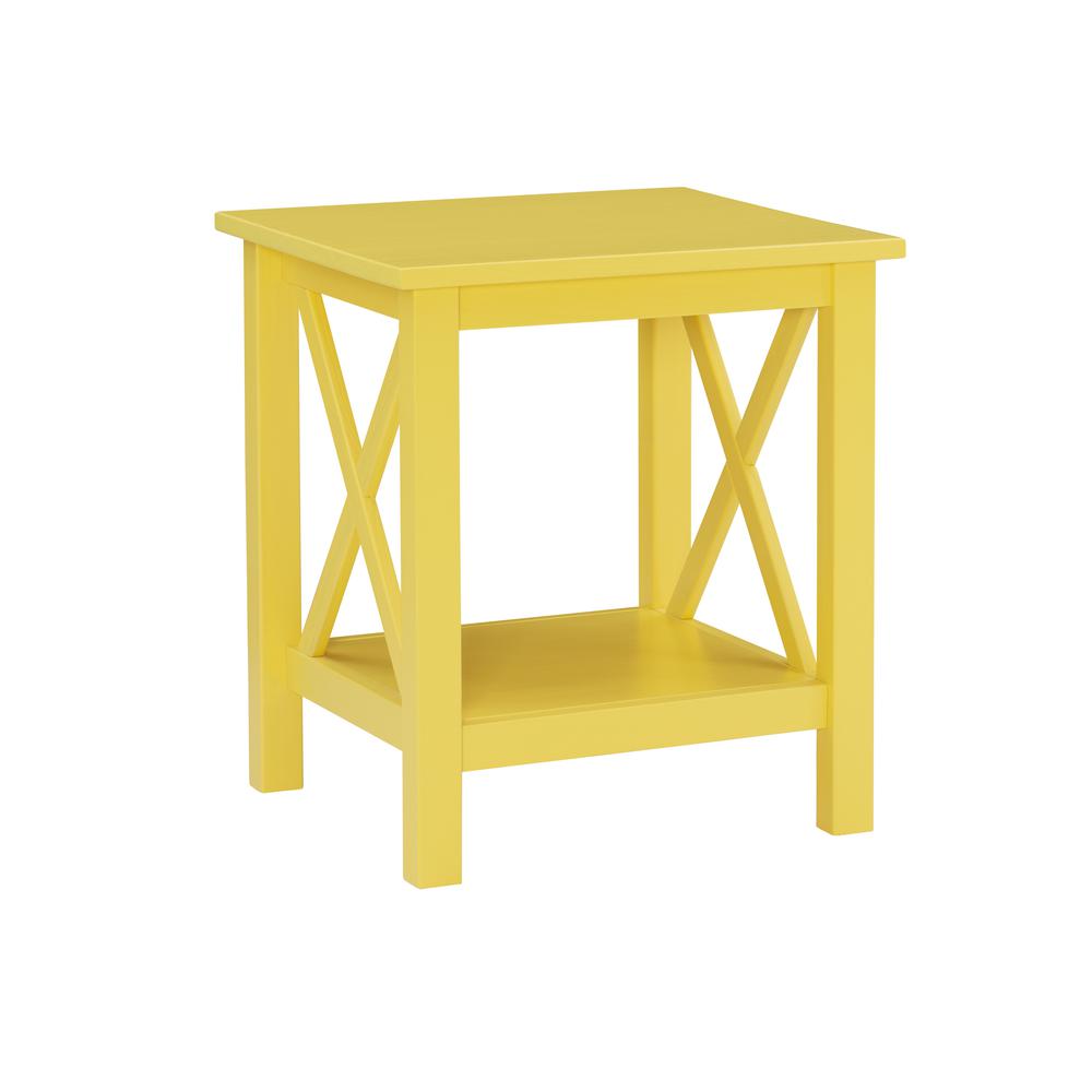 Davis Yellow End Table