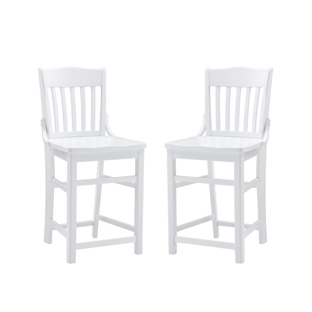 Jace Counter Stool White Set Of 2