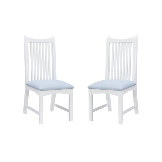 Bonnie Upholstered  Side Chair White Set Of 2