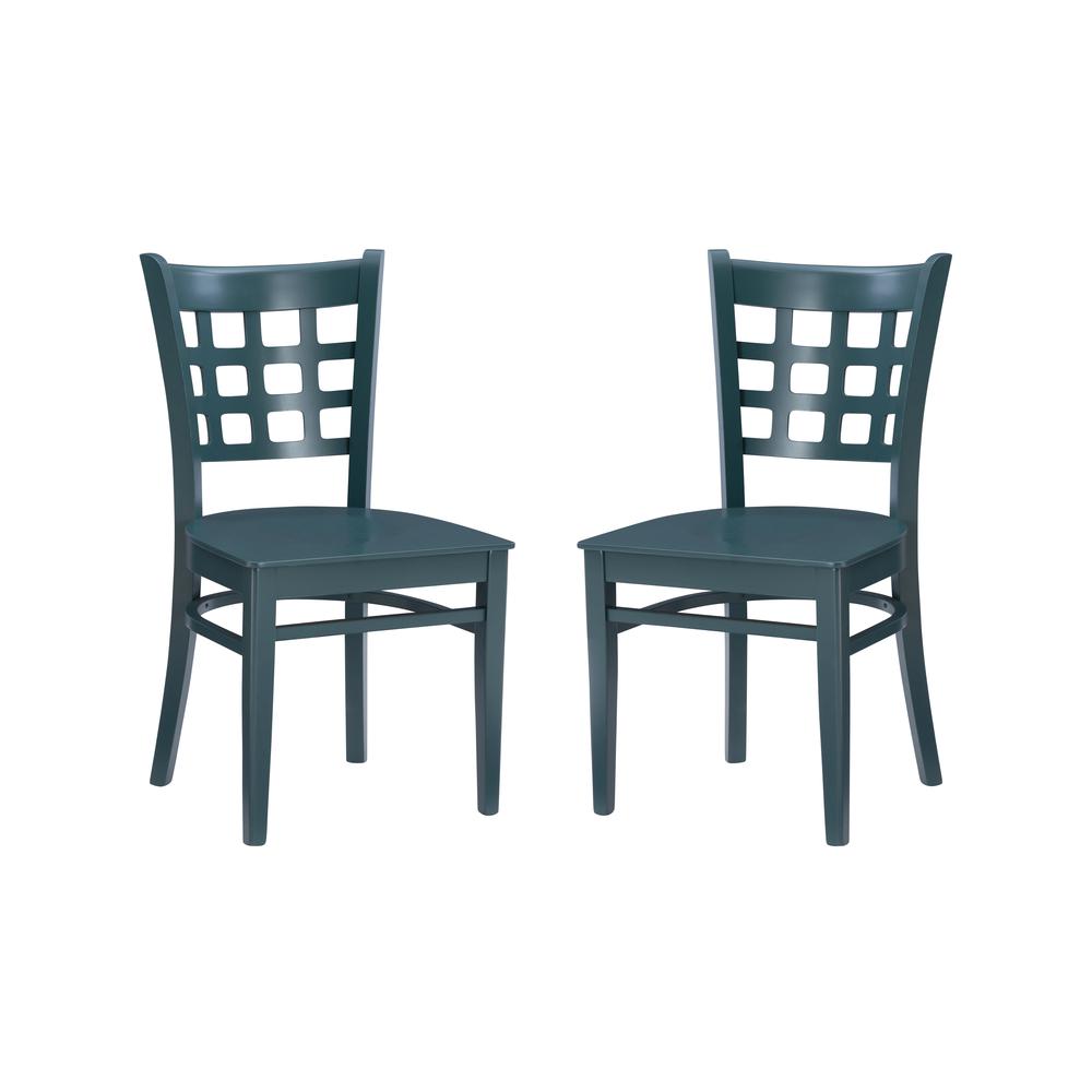 Lola Side Chair Green Set Of 2