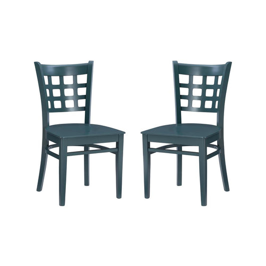 Lola Side Chair Green Set Of 2