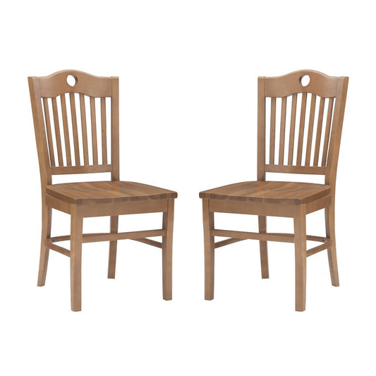 Ragan Chair Brown Set Of 2