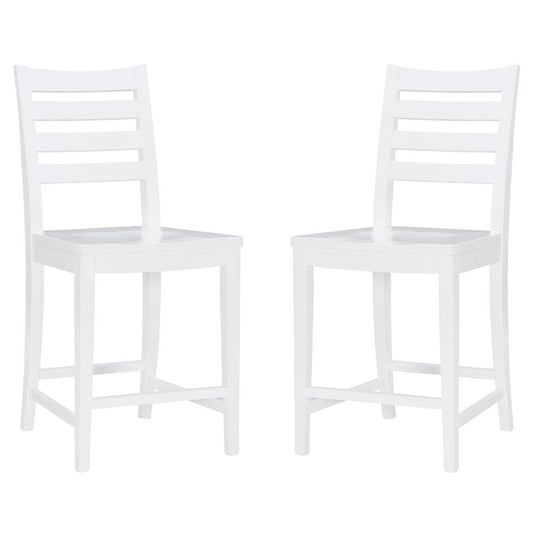 Flynn Counter Stool White Set Of 2