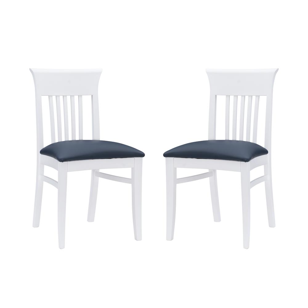 Jenny Upholstered  Chair White Set Of 2