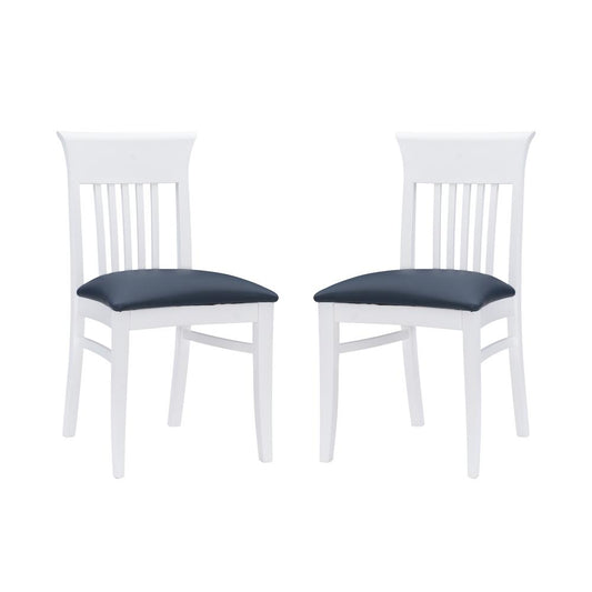 Jenny Upholstered  Chair White Set Of 2