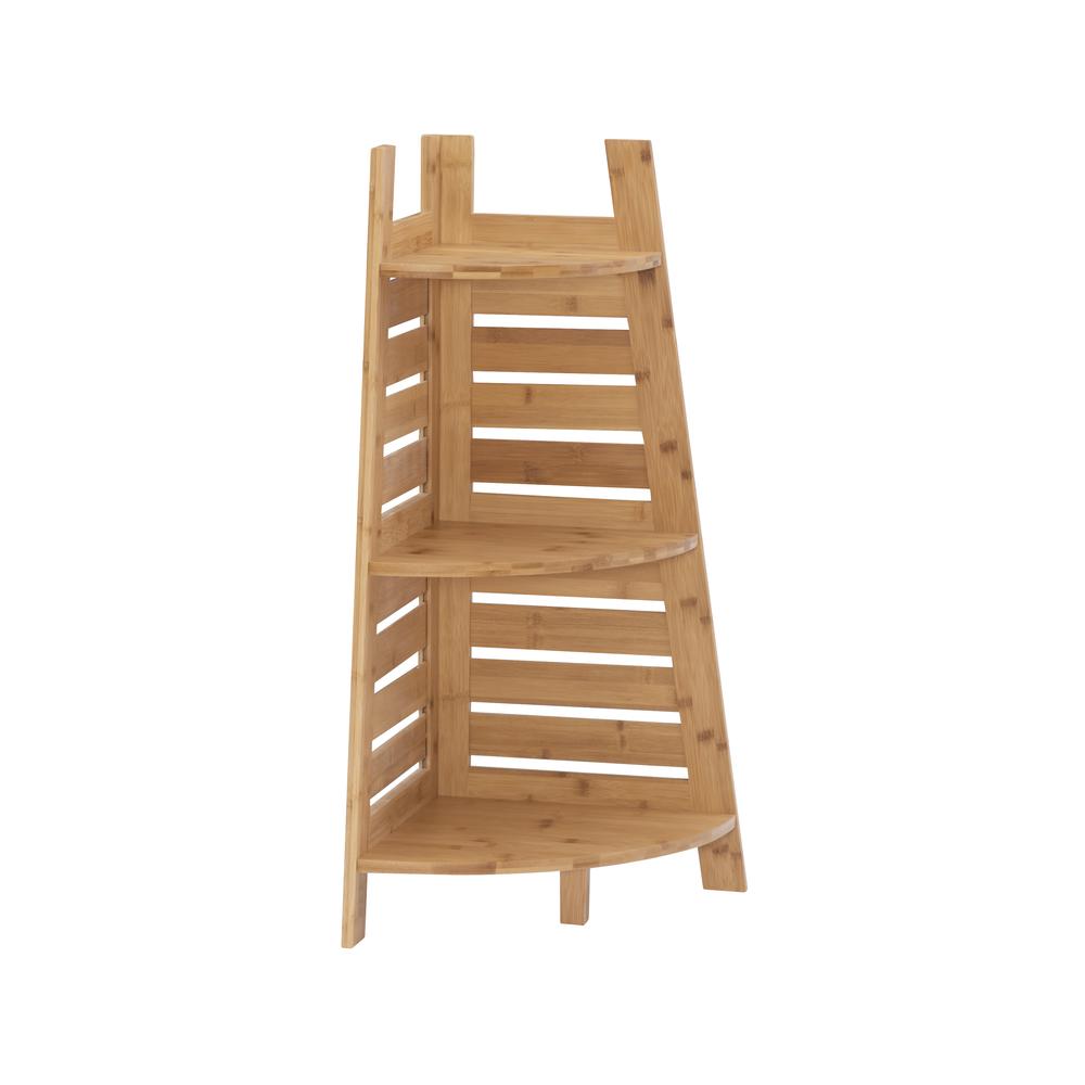 Bracken Bamboo Corner Shelf