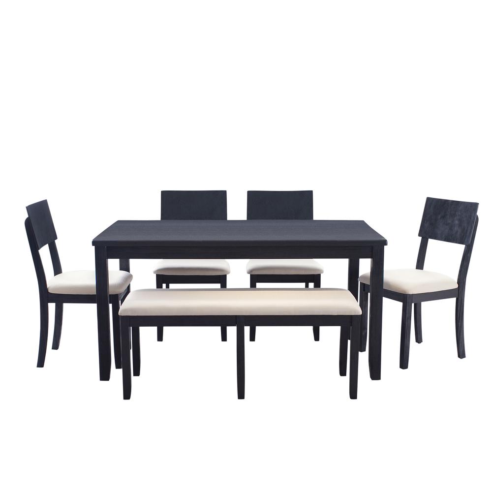 Jorissen 6Pc Dining Set Charcoal