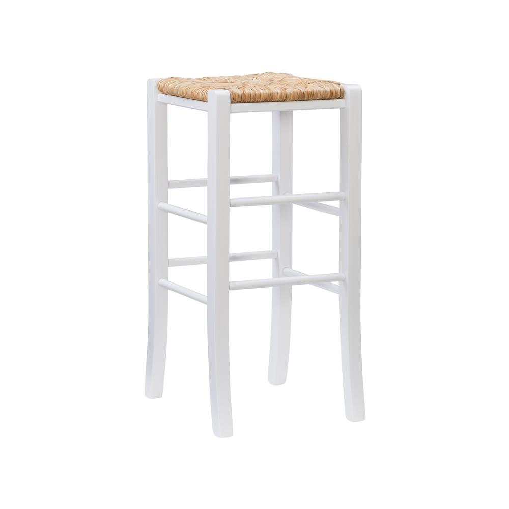 Gianna Backless Barstool White Set Of 2