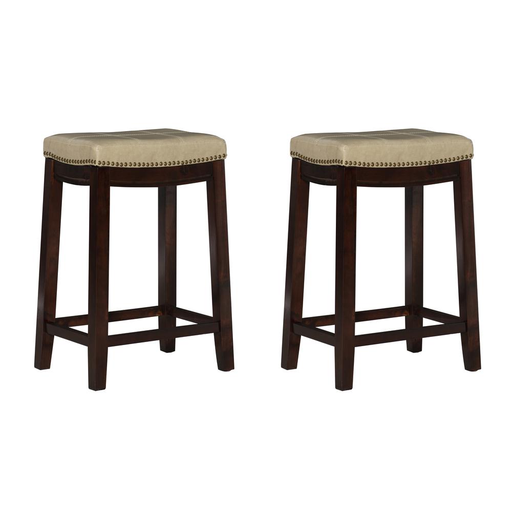 Claridge 2 Pk Beige Counter Stool