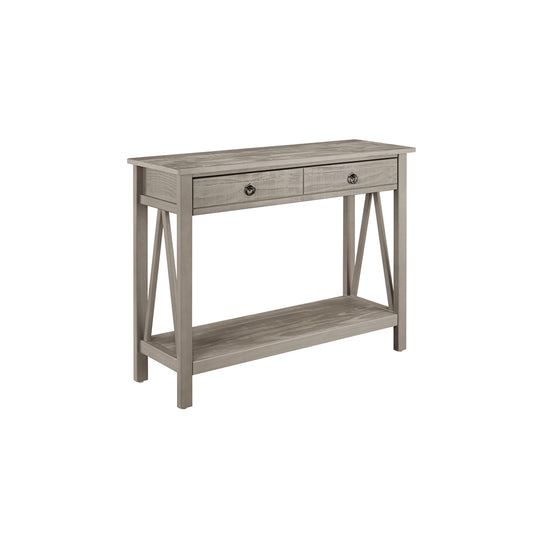 Titian Driftwood Console Table