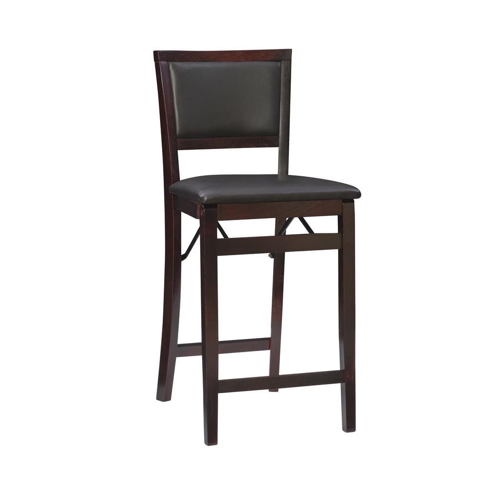 Triena 24 In Pad Back Folding Counter Stool