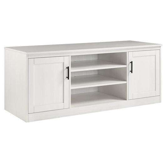 Victor 2 Doors Tv Stand White Wash