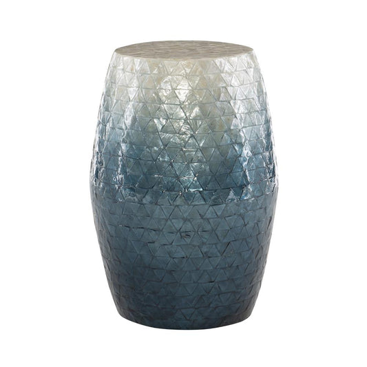 Prianna Ombre Capiz Mosaic Drum Table