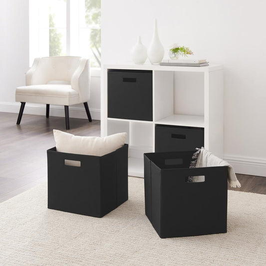 Galli Storage Bin Black - Set Of Two